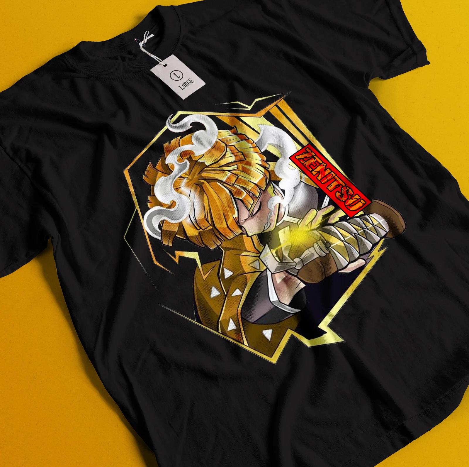 

Рубашка Истребитель демонов Футболка Зеницу Футболка Тандзиро Футболка Мудзан Дома Футболка Иноске Нэдзуко S