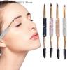Cepillos Suaves para Pestañas Codo Contouring Cepillos para Pestañas de Doble Punta Ojos Difuminado Herramienta de Maquillaje Cosmético