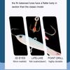 Artificial Spoon Metal Lures 12g/7cm Lead Hard Hook New Winter Ice Fishing Lure  Diamond