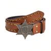 New Willow Stud  Punk Wide Belt With A Unique Women's Jeans Universal Belt