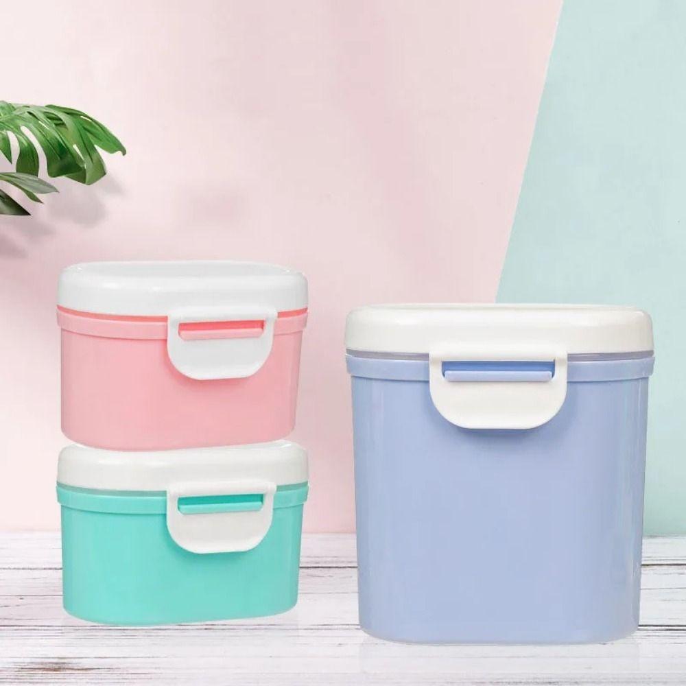 With Scoop Baby Milk Powder Dispenser Large-Capacity Baby Food Storage Box  Outdoor