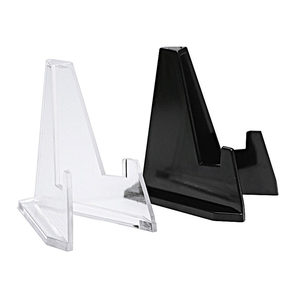 Clear Acrylic Coin Display Stand Holder Small Easel Rack Card Commemorative Challenge Coin Capsule Support Rack 5pcs Dropship