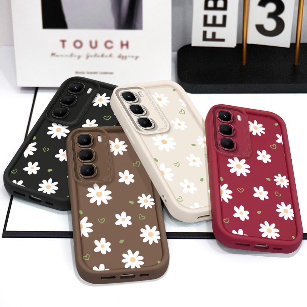 Floating Daisies Phone Case For Infinix Hot 60 60I 50 40 40I 30 30I 20 Pro Plus Play 4G 5G Staircase Soft Cover