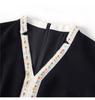 Beaded Luxury Waist-Hugging Dress – Noble Socialite Style for Women