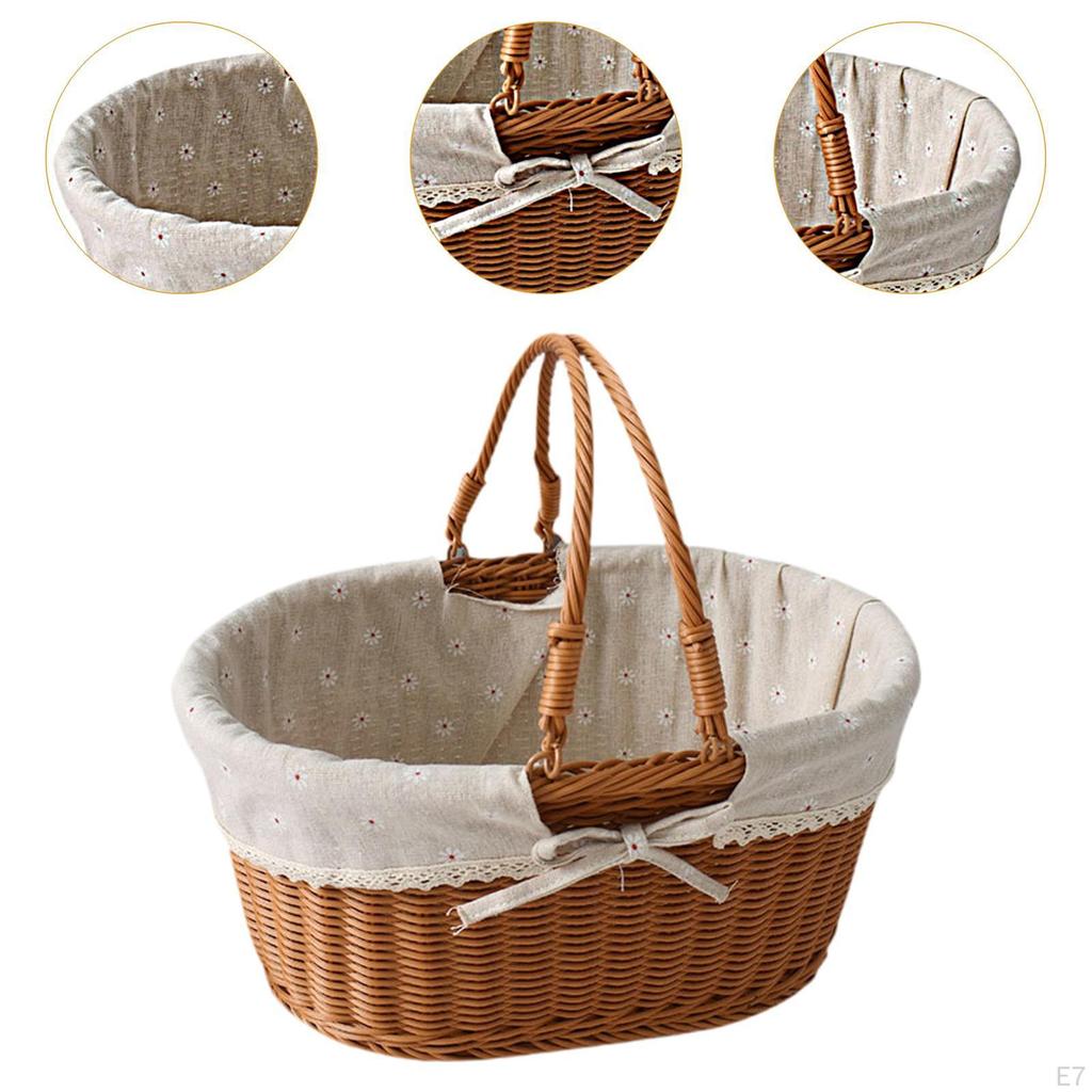 Breathable Picnic Basket for Vegetables and Sandwiches At Events
