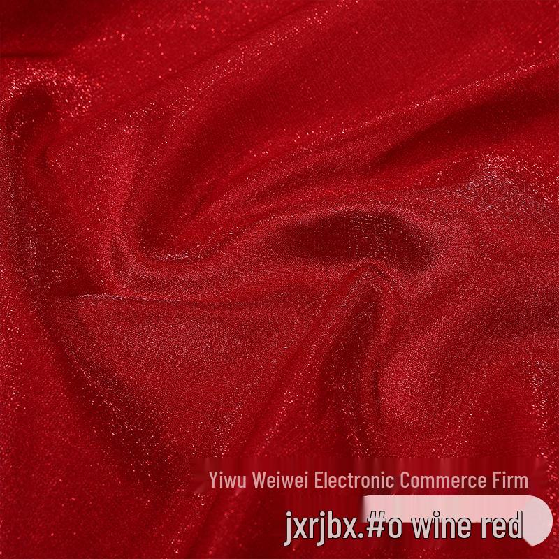 Meteor Satin Fabric: Flash Bark Satin Hanfu Skirt, Sofa Cushion, Pillow Cloth, Decorative Fashion Clothing Fabric.