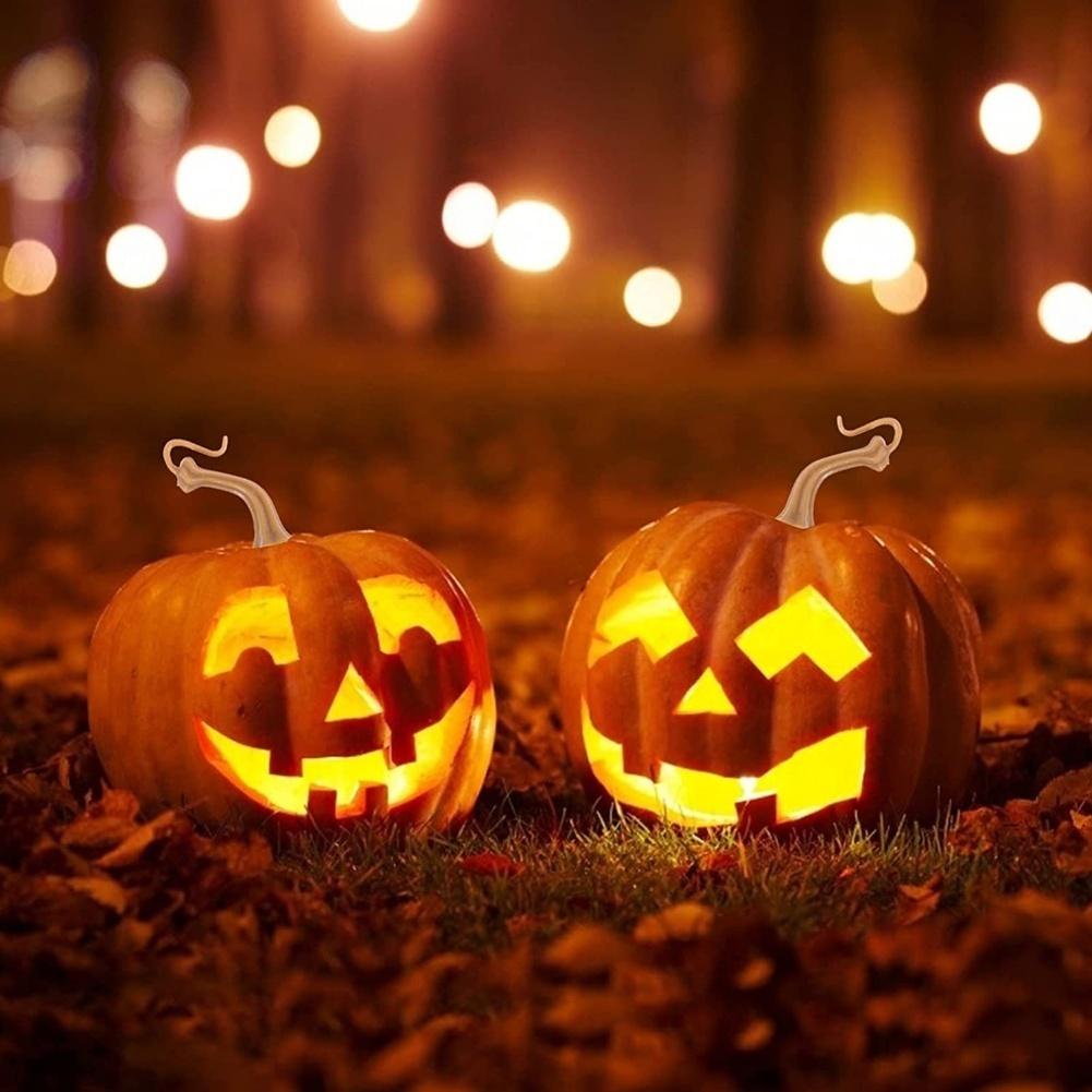 Herbstliche Bastelarbeiten wie abgebildet Künstliche Kürbisstiele Einfaches Befestigungsdesign Perfekt für Thanksgiving Für Halloween-Dekor