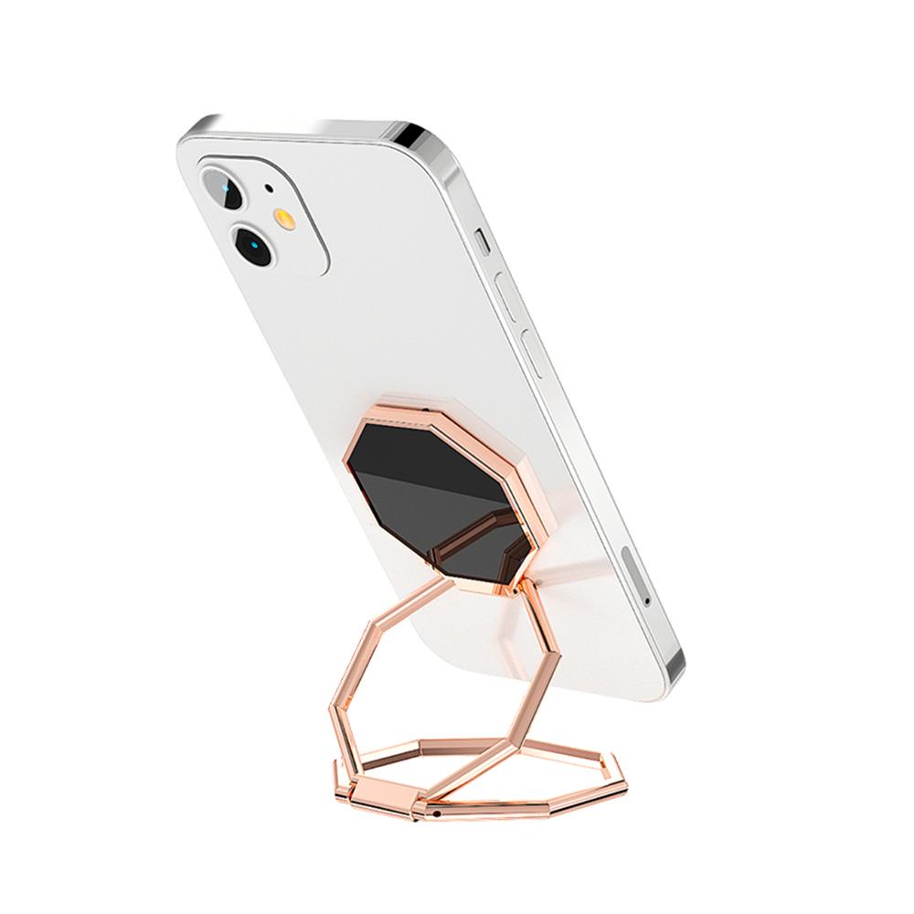360 Rotation Metal Desktop Phone Holder Foldable Ring Buckle Retractable
