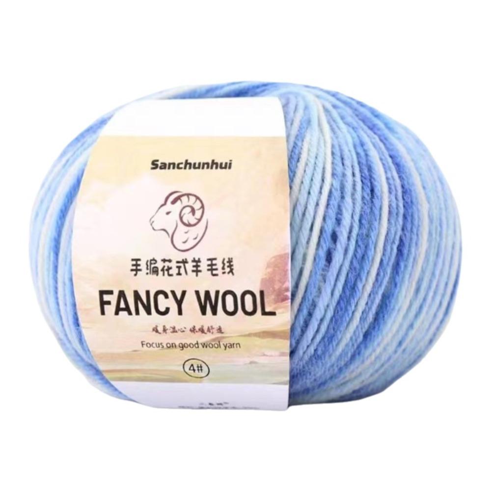 New 50g Per Roll Hand Knitted Yarn Acrylic Blend Soft DIY Knitting Yarn Colorful Lightweight Crochet Yarn Sweater Making