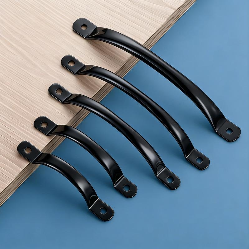 Curved Stainless Steel Handle for Cabinet, Drawer, or Door