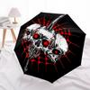 1PC Skull Sword Automatic Folding Umbrella Automatic Open/Close, Automatic Folding, 8-Rib Durable Frame, Portable Travel Umbrella S10714