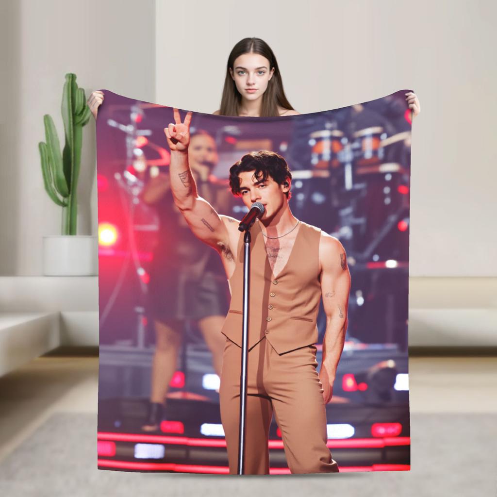 Kevin Jonas  Blankets Quality Warm J-Jonas Brothers  Bedding Throws Winter Kids Bedroom Fluffy Bedspread