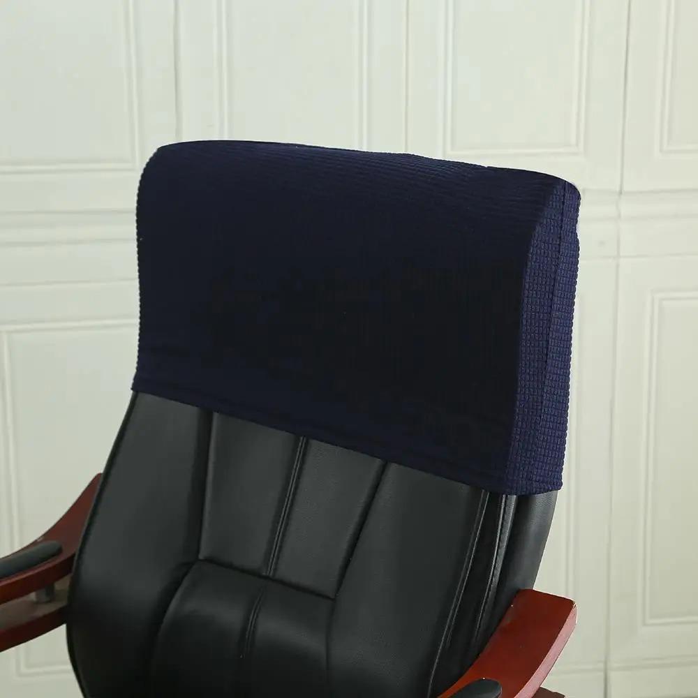 Thick Elastic Gaming Chair Headrest Cover Dustproof Pillow Protector Slipcover For Office Chair Back