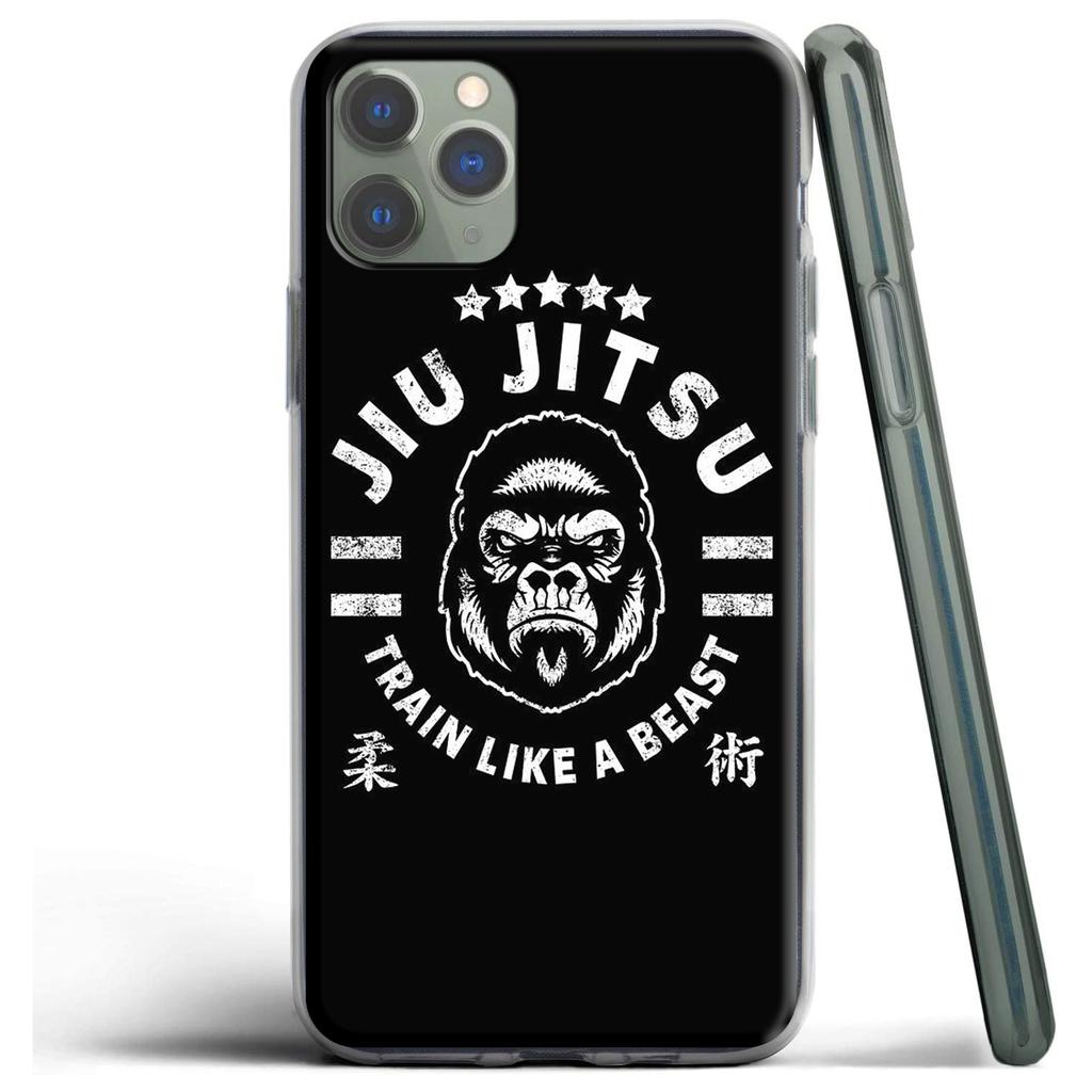 Judo Jiu Jitsu BJJ silikonové pouzdro pro Apple iPhone 12 Mini 11 Pro SE XS X XR Max 8 7 6S 6 Plus 5S