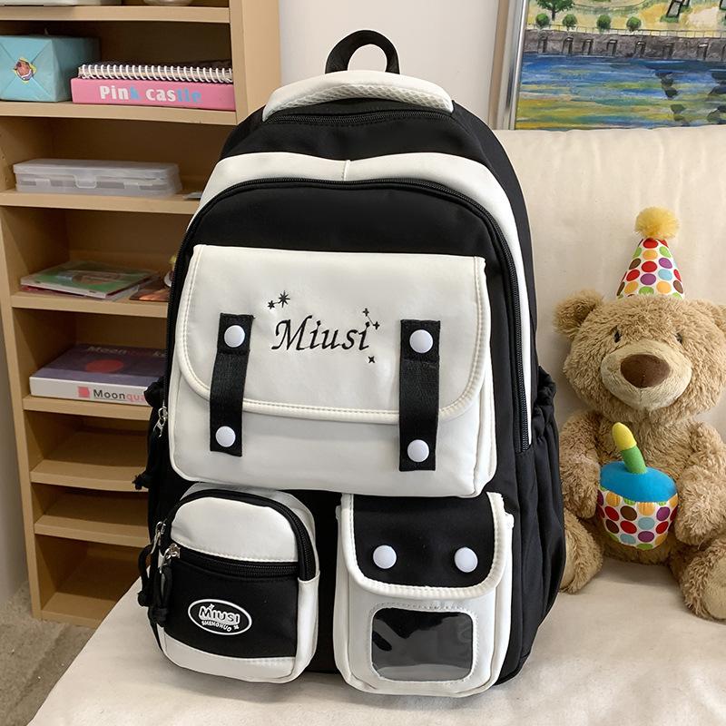 Children's Schoolbags Elementary School Girls Junior High School Students High Looking Multi Layer Backpack