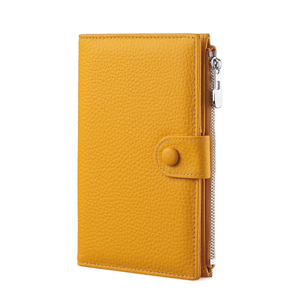 Echtes Leder Diebstahlsicherer Pass- und Ticketorganizer für Männer und Frauen