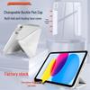 iPad Air 7 Protective Case with Pen Holder, Transparent Y-Fold, for Pro 11/12.9 & 10th Gen