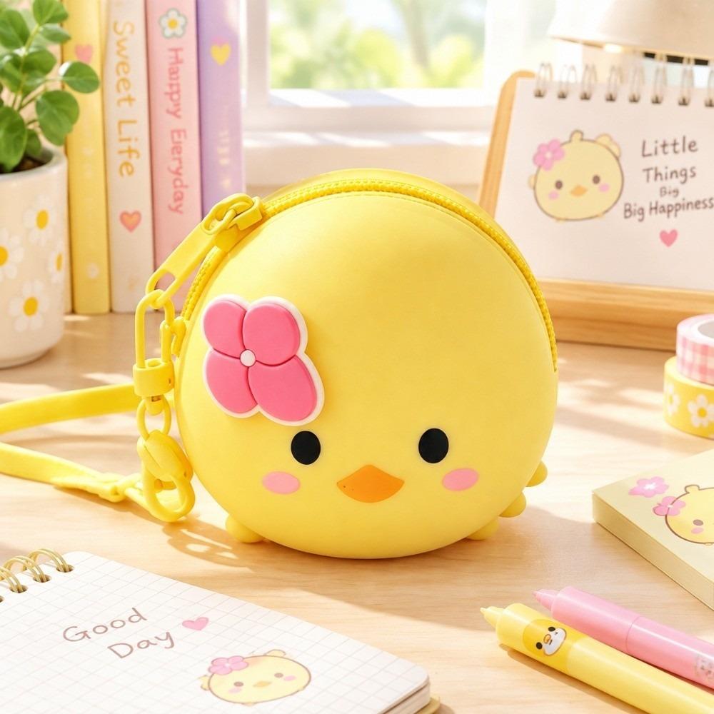 Silicone Soft Stationery Bag Large Capacity Foldable Pen Bag Pencil Pouch  Boys And Girls