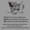 Glory To God Decals & Bumper Creative&funny Stickers for Cartoon Fans&lover,high Quality for Car Trucks Motorcycles & Laptops