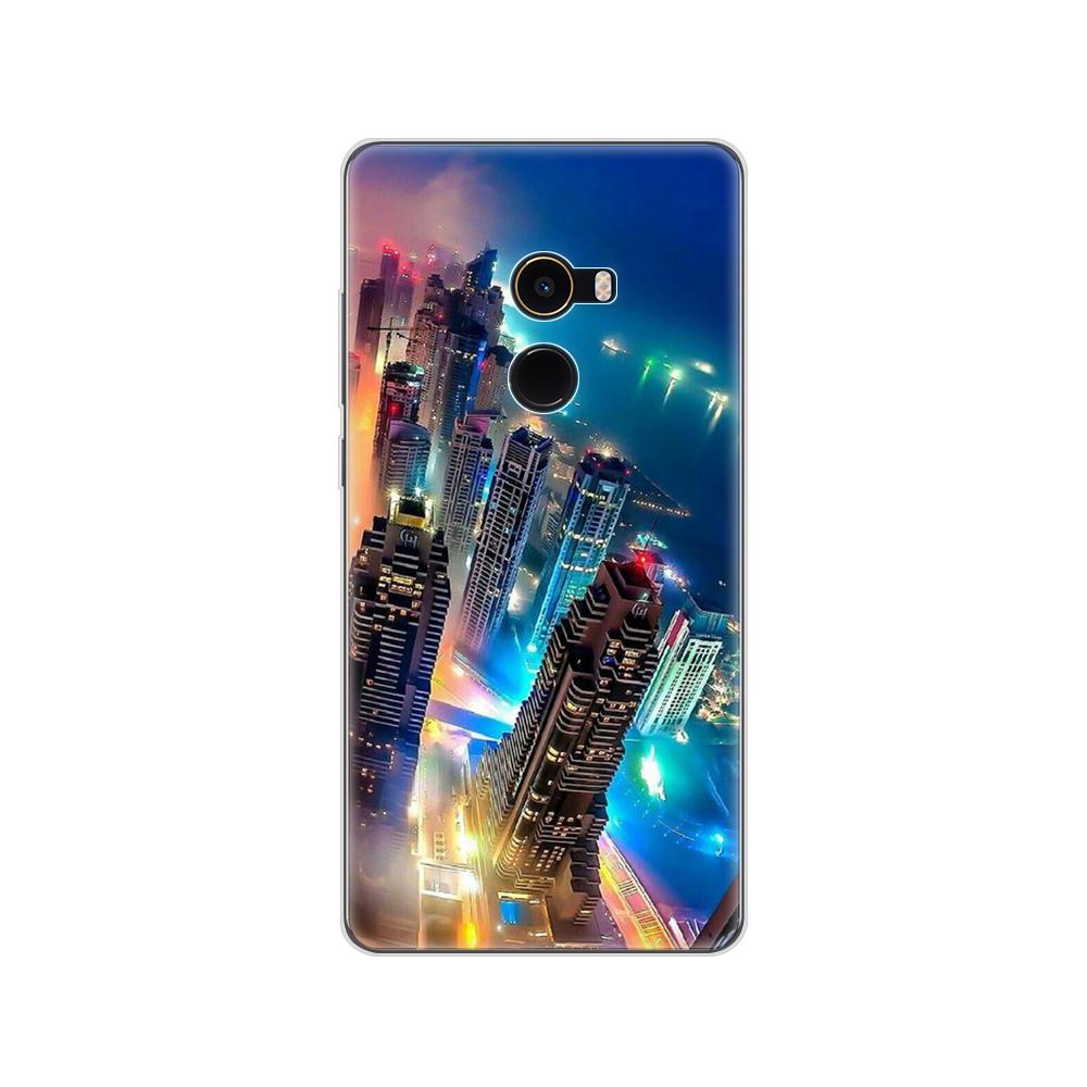 Měkké silikonové pouzdro TPU pro Xiaomi Mix 2 pouzdro pro Xiaomi Mi Mix 2 Mix2 zadní kryt 360 plný ochranný transparentní coque