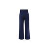 Nike Solid Color High Waist Wide Leg Knitted Sports Pants Women bottoms Navy-Blue FZ4733-410