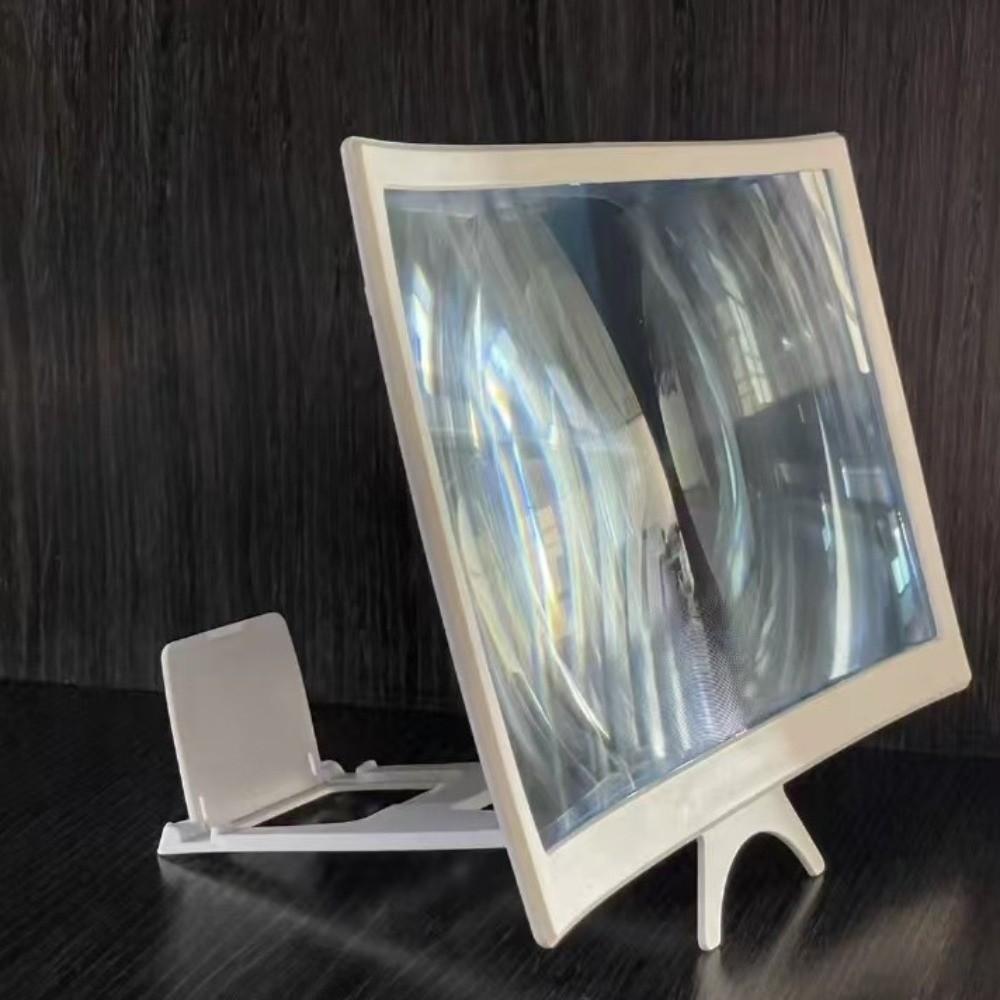 12 Inch Phone HD Screen Magnifier Fresnel Lens Expander Projector  Travel