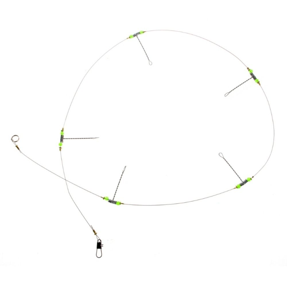 Fishing Hooks Anti-Winding Swivel String Fishing Wire Anti-Winding Swivel String Fishing Hook  Rigs