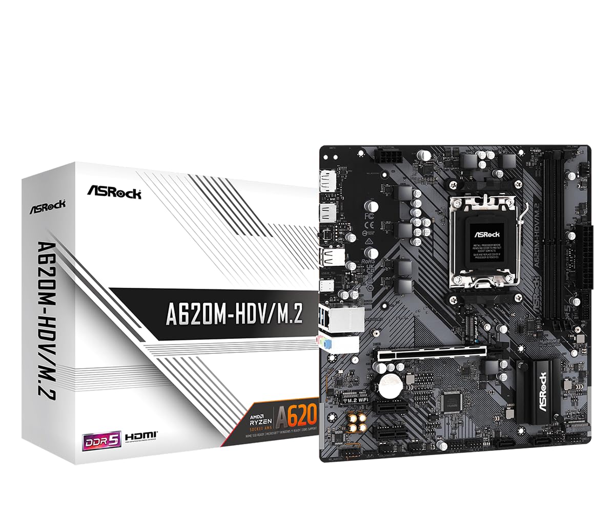 

ASRock microATX Motherboard MB6150 A620M-HDV/M.2