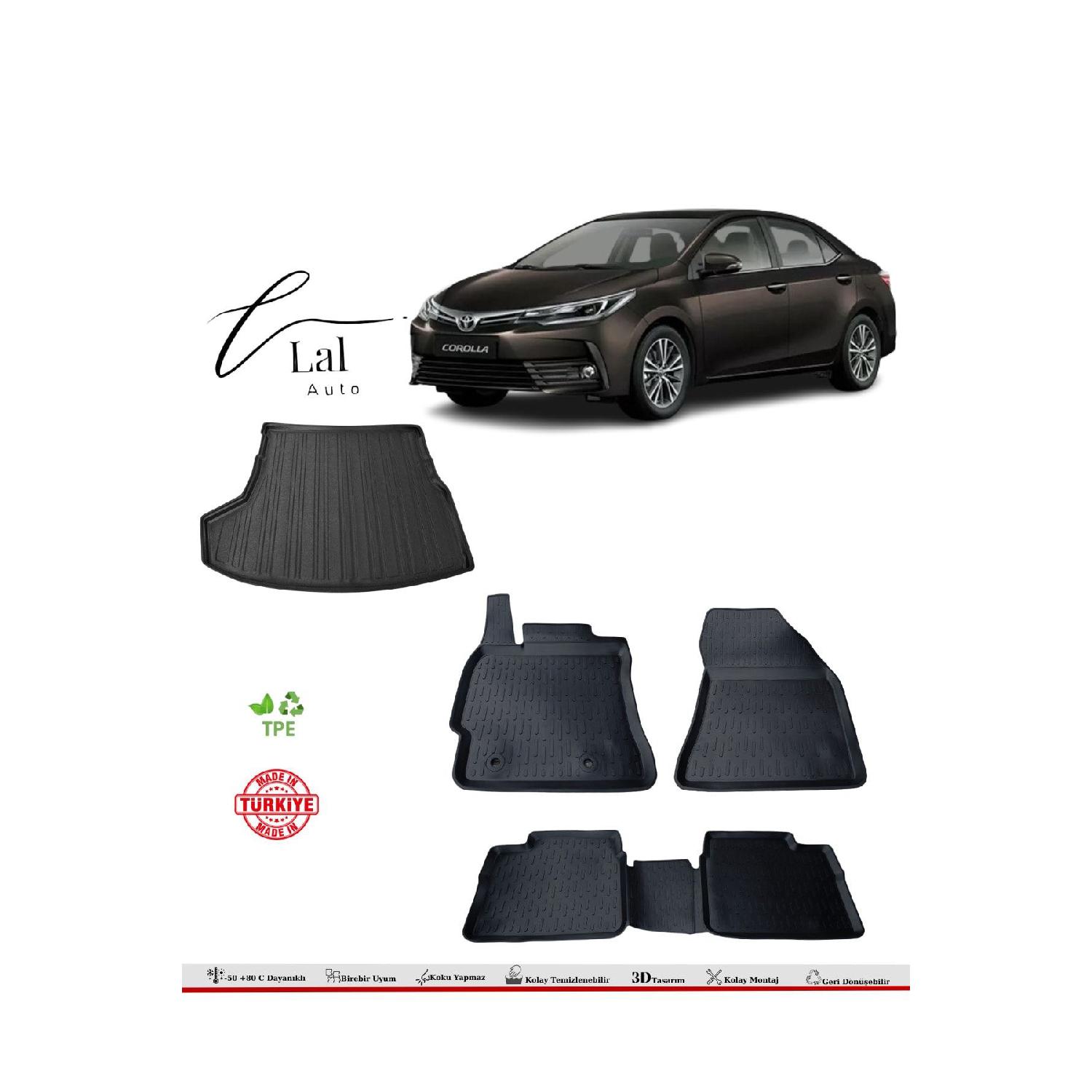 

Toyota Corolla 2013-2018 3d коврик для бассейна, набор для бассейна в багажник