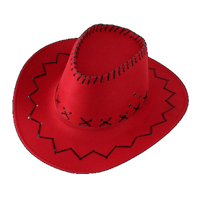 Fashion Simple Adult Kids Cowboy Hat Western Child Cowgirl Hats Halloween Birthday Costumes Accessories Holiday Decorations