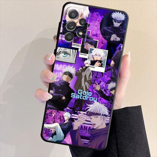 Jujutsu Kaisen Anime Cases Case For Samsung Galaxy A21s A22 A53 A72 A52 A13 A33 A32 A71 A31 A51 A23 A11 A42 Black Soft Cover