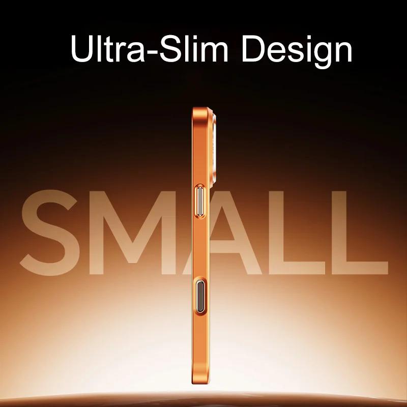 Original Matt für Magsafe Kabelloses Laden Nano AG Hülle für iPhone 17 16 15 14 13 Pro Max Gehärtetes Glas Kameraschutzhülle