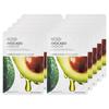 THE FACE SHOP Real Nature Mask Sheet Avocado, 10 Sheets, 1 Pack