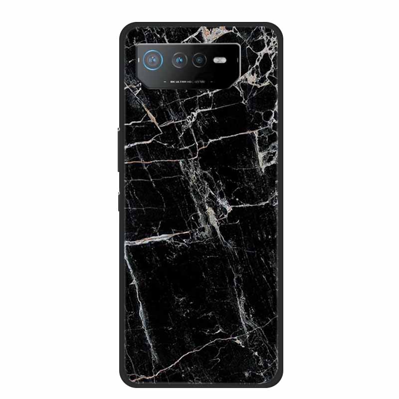 Für Asus ROG Phone 6 Pro Hülle Phone6 Pro Coque Schwarzes TPU Silikon Weiche Rückabdeckung Hülle Für Asus ROG Phone 6D Ultimate Handyhülle