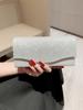 Mini Women's Metallic Silk Evening Bag Flap Square Bag Pleated Design Evening Bag Dress Bag Party Bag Clutch Bag Prom Clutch Cha