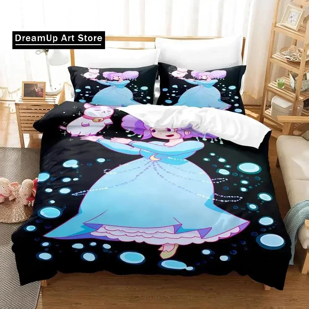 3D-Druck Cartoon Biene und PuppyCat Bettwäscheset Bettbezug Bettset Steppdeckenbezug Kissenbezug Steppdecke King Queen Größe Jungen Erwachsene