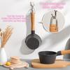 GUANHUANG long-handled non-stick mini pan works for frying eggs, heating oil and making sauces, fit for kitchen breakfast and outdoor cooking.