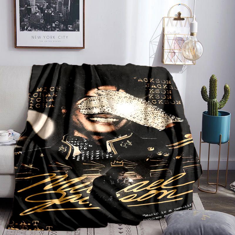 Michael Crowned Legacy Throws Blanket Flannel Blankets Plush for Couch Bed Gifts for Men Women Travel picnic blanket Christmas fan gifts