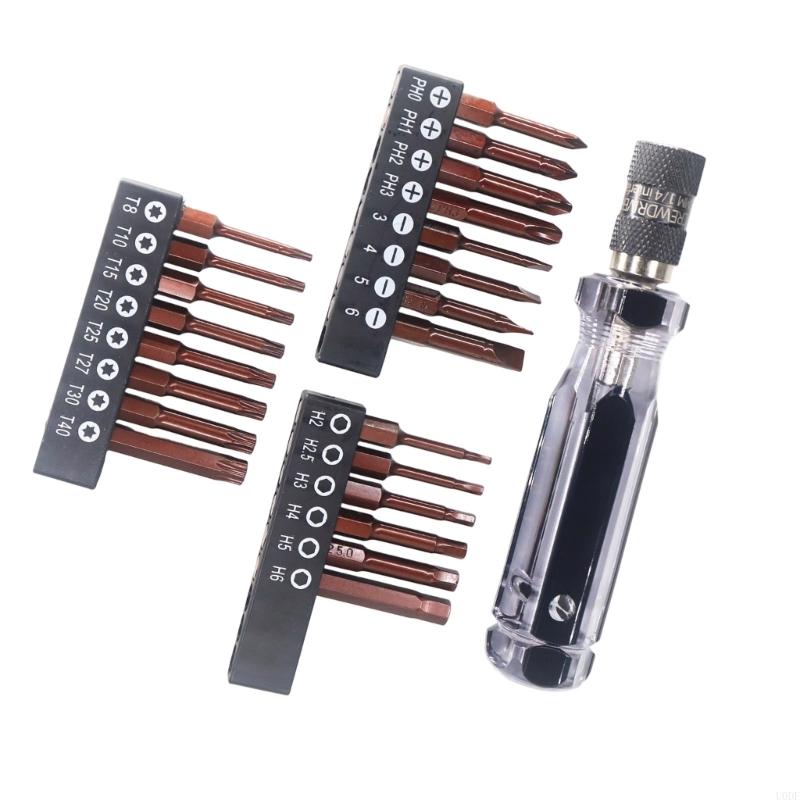 Hexagonal Shank Quick Releases Screwdriver Handle Bit Double Head Selves Locking Handle For Power Drill Tool
