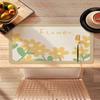 Modern Minimalist Silicone Leather Placemat Waterproof Oil-Resistant Heat-Resistant Easy Clean Luxury Table Mat Dining Kitchen