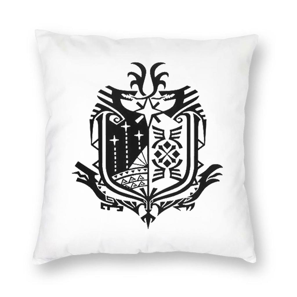 Monster Hunter Wilds Guardian Arkveld Square Pillowcase Pillow Cover Cushion Throw Pillow for Home Sofa Living Room