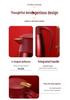 304 Stainless Steel Red Wedding Thermos Flask Pair