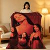 Music A-Aaliyah Throw High-Density Short Plush Blanket Soft Skin-Friendly for Sofa Nap Air-Conditioned Room