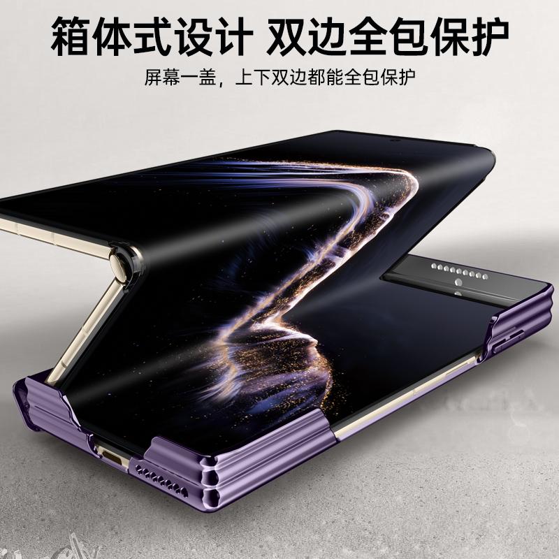For Huawei Mate XT XTs Ultimate Case Magsafe Metal Lens Stand Protector Hinge Protection Full Protection All-inclusive Cover
