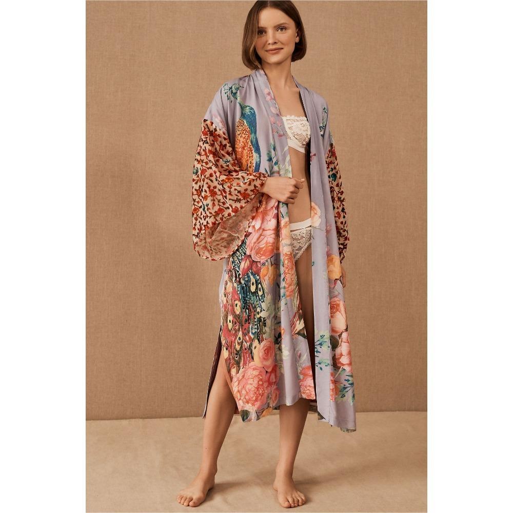 Rochie Caftan Boho Mărime Mare, Rochie Maxi Cover Up pentru Femei