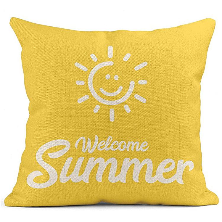 Daisy Sunflower Pillow Case Spring and Summer Home Decoration Pillow Case Pillow Case Cushion Case