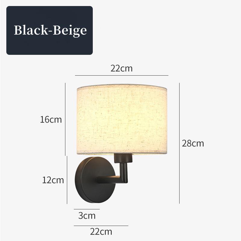 Wall Bedroom Lamp Modern 12W Bedside LED Wall Light Sconce Nordic for Living Room Indoor Aisle Corridor E27