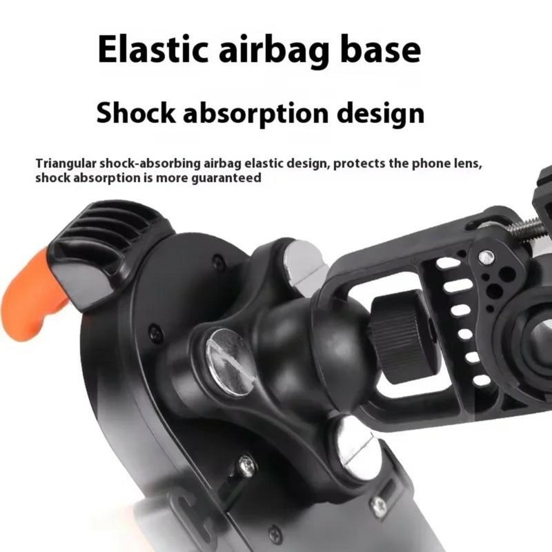 Motorcycle Phone Mount Holder Motorcycle Cellphone Mount, Bike Phone Handlebar Clamp for 4.7-7inch Phone