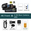 UHD 4K 2160P+2.5K ADAS Dash Cam Dual Lens ADAS WIFI GPS Mini Car DVR 2.5K Rear Camera Video Drive Recorder Dashcam Black Box