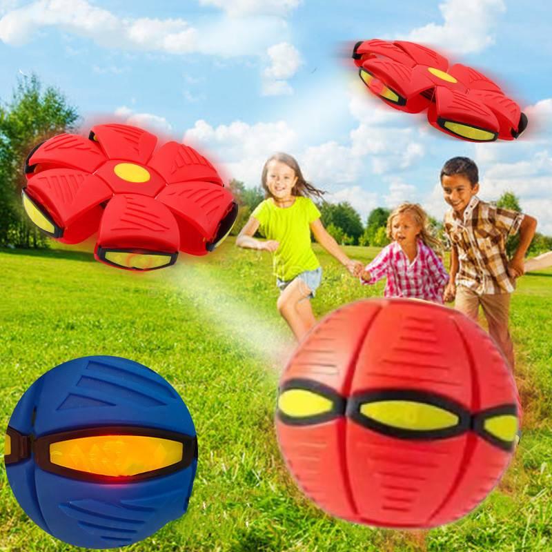 Brightly Coloured Frisbee Ball Elastic Force Decompression Outdoor Fun
